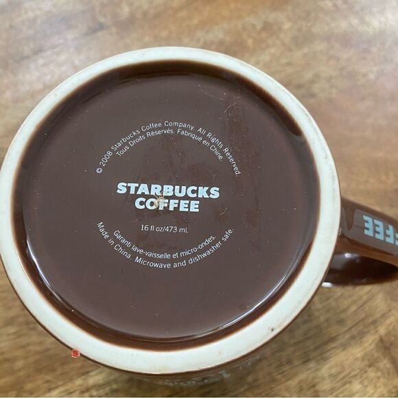 Starbucks lava kopi language mug brown - Picture 2 of 3